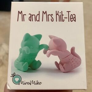 Cat tea infuser, set of 2